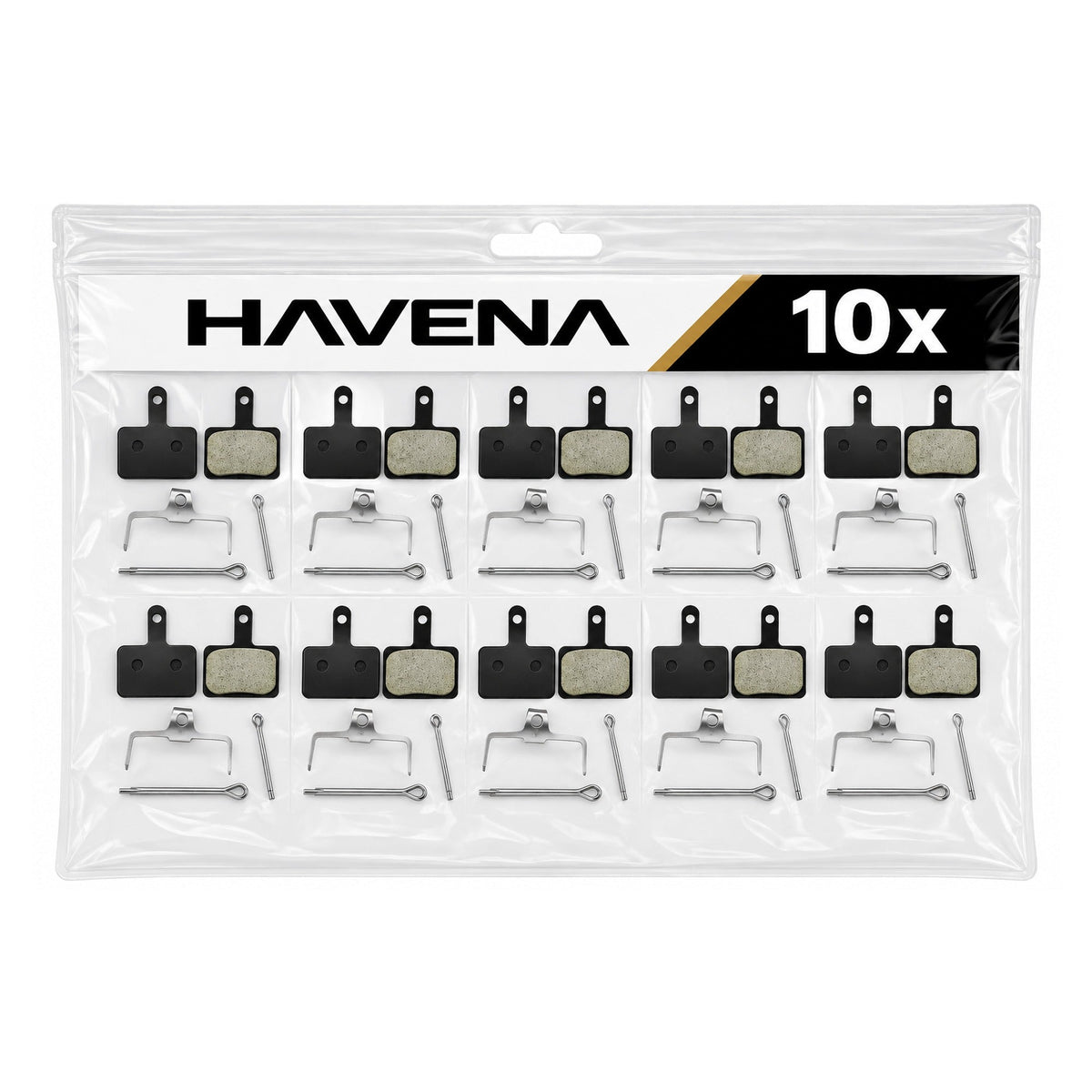 10x remblokken met splitpen – Ouxi V8/H9, Qmwheel V20/V30, 7GO EB2/EB8 (actie)