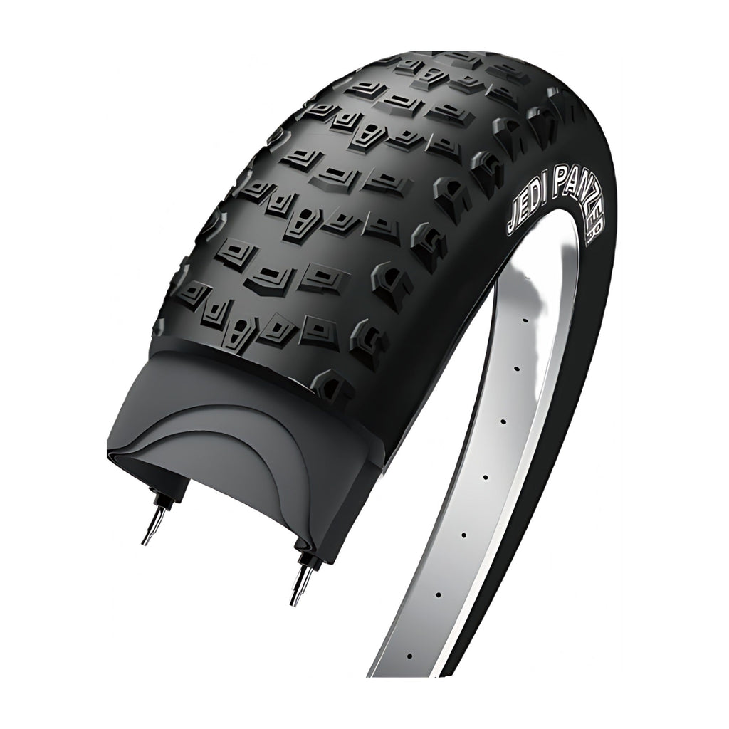 Edge Jedi fatbike buitenband 20x4.00 (100-406) – zwart