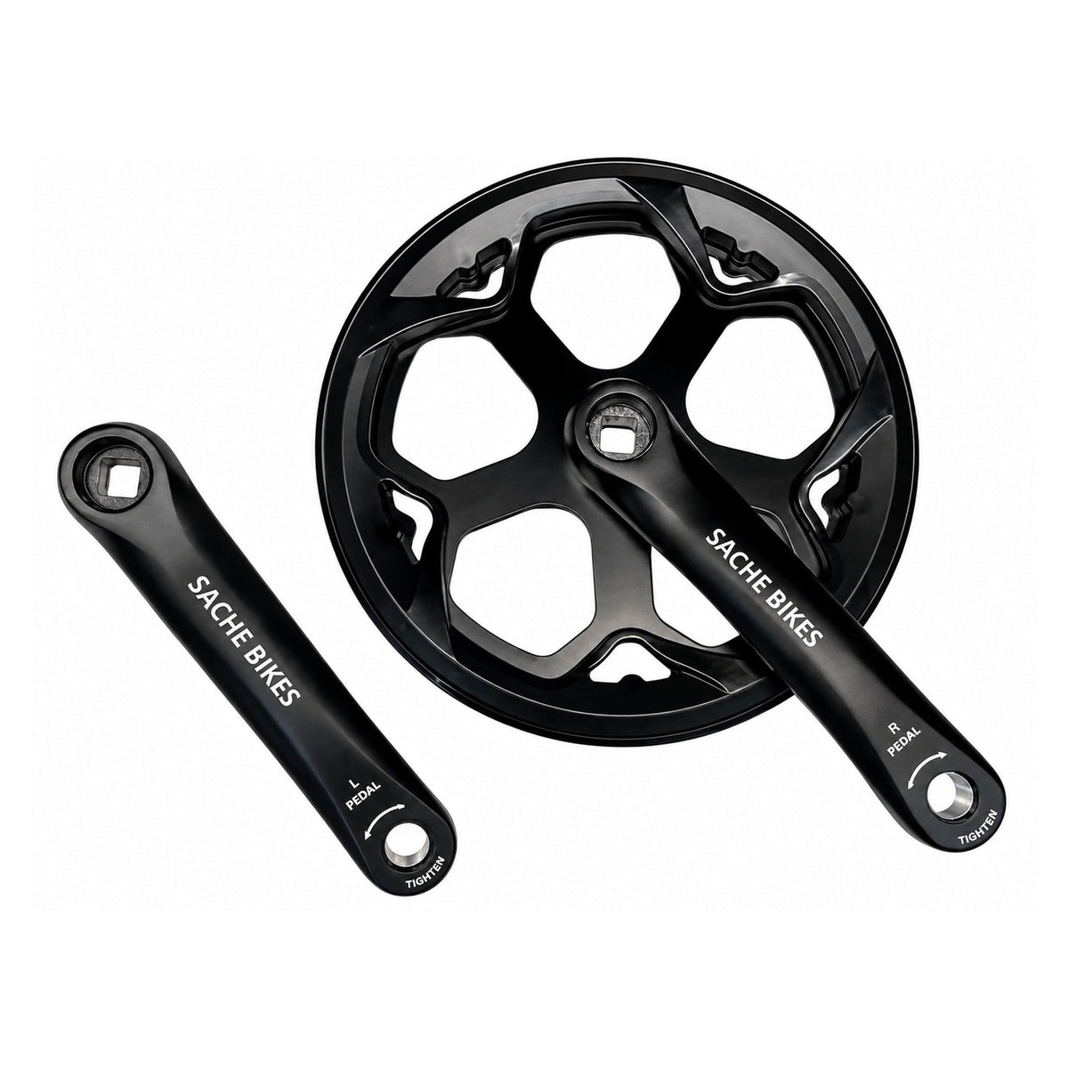 Fatbike crankstel – met of zonder kettingkast