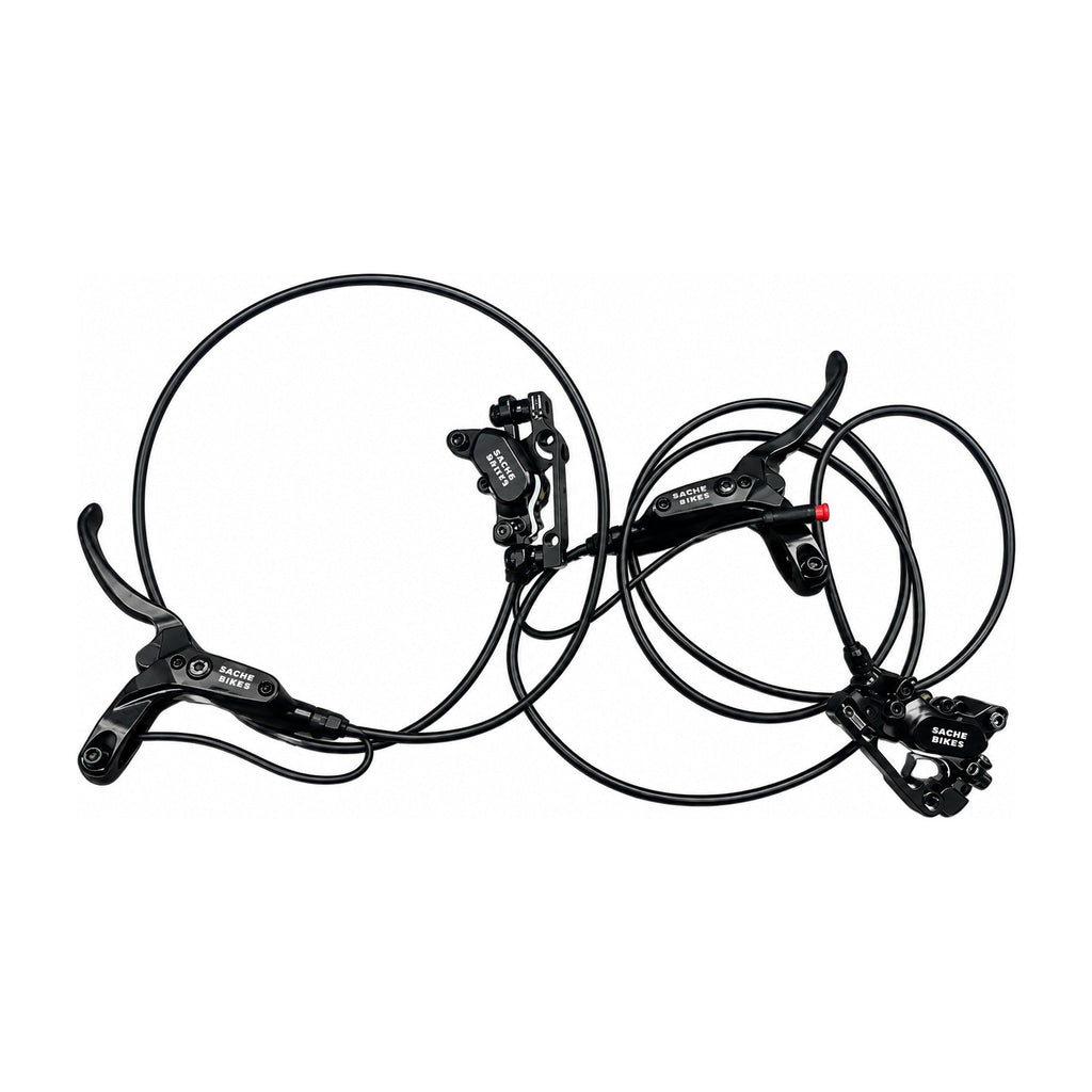Hydraulisch remsysteem 4 zuigers – set voor en achter