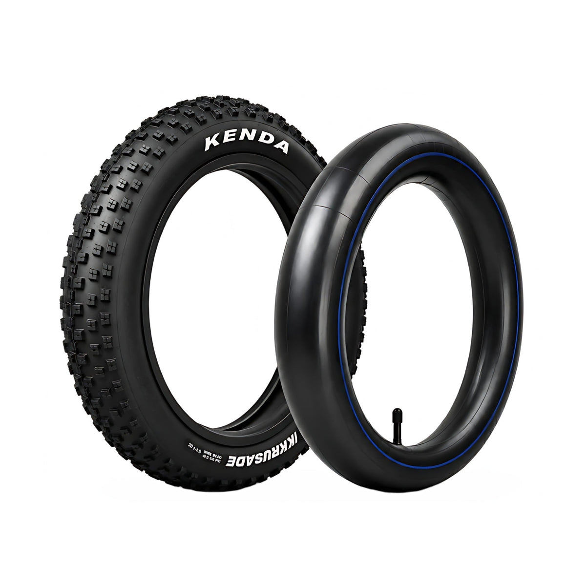 Kenda fatbike buiten- en binnenband 20x4.0 – zwart