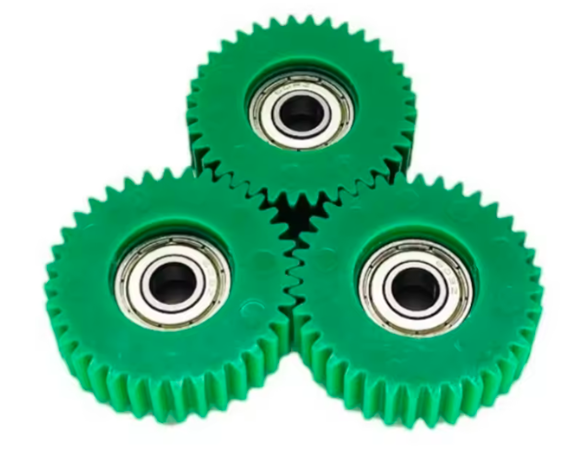 Nylon motortandwielen 36T 47,5 x 13,5 mm met 8 mm lager – set van 3