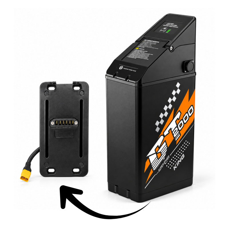 Ouxi GT2000 accu onderkant