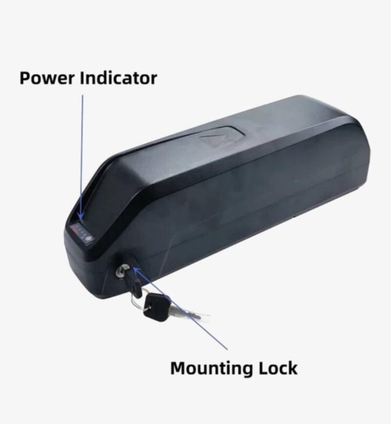 Ouxi V8/H9/C80 accu 15Ah – vervangende fatbike batterij