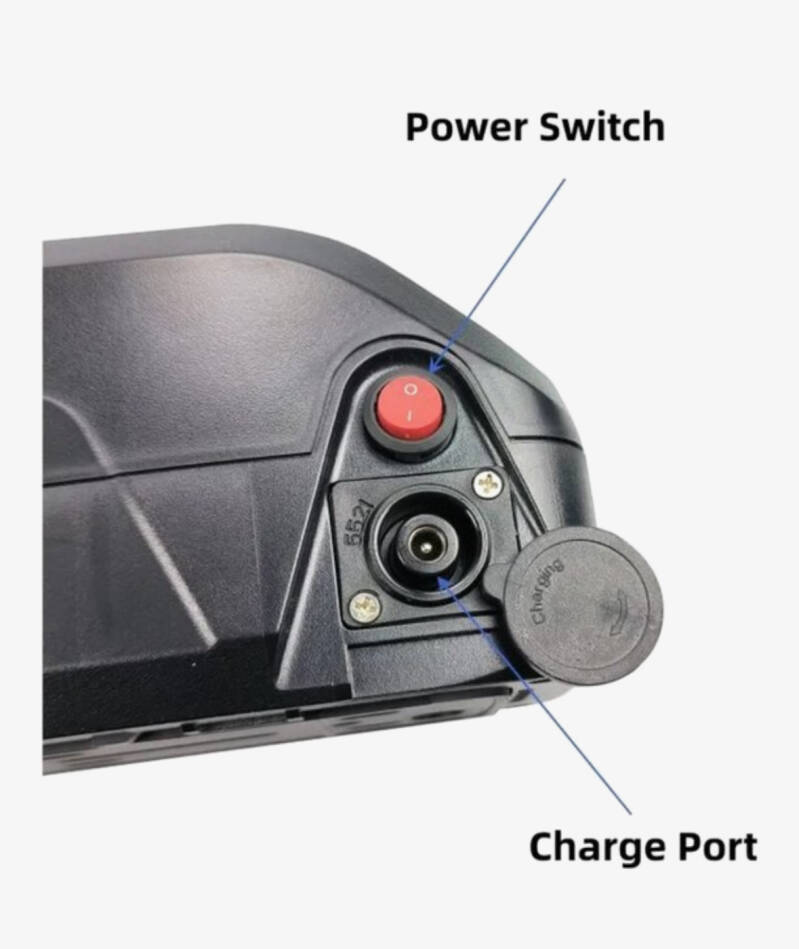 Ouxi V8/H9/C80 accu 15Ah – vervangende fatbike batterij