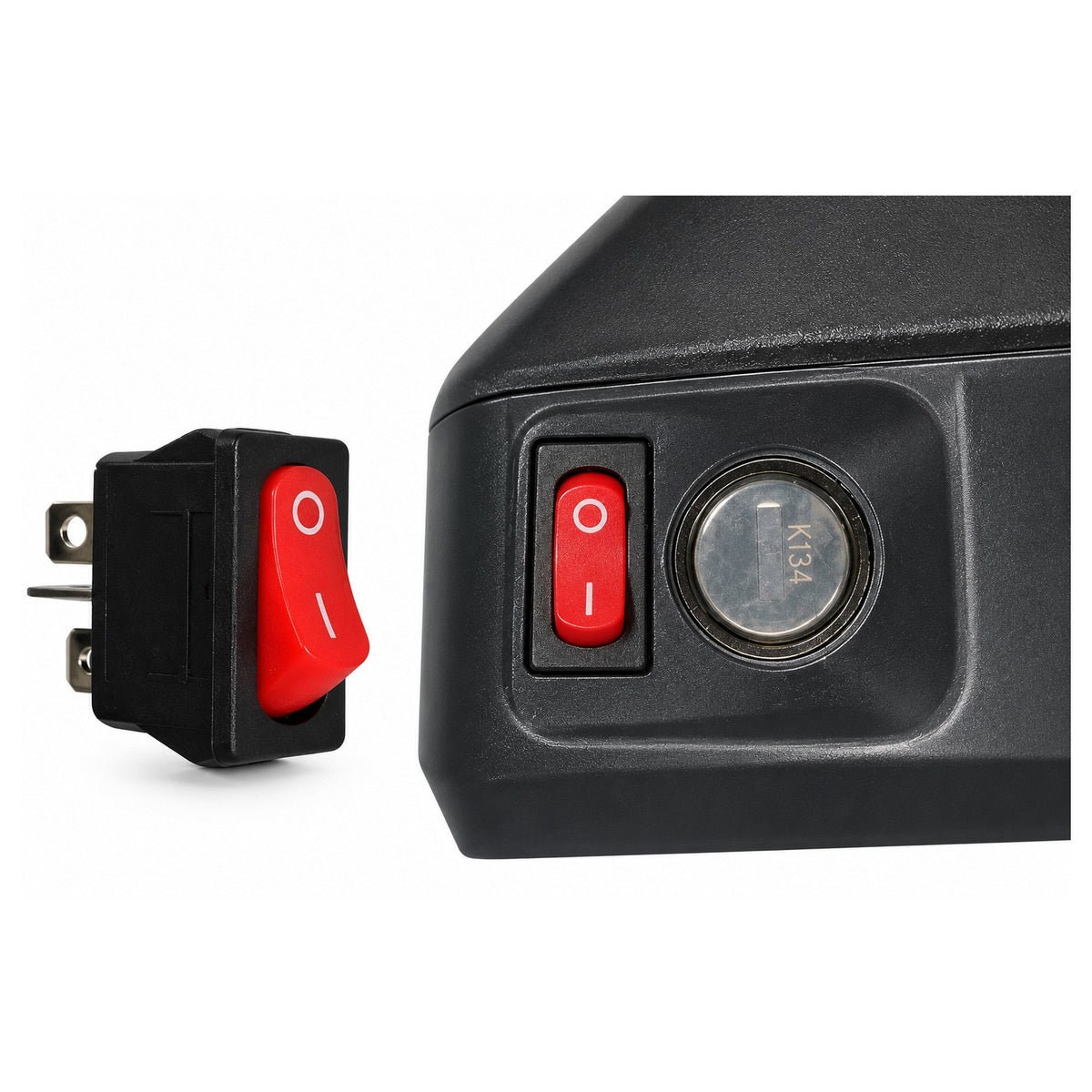 Qmwheel V20 accu aan/uit-schakelaar