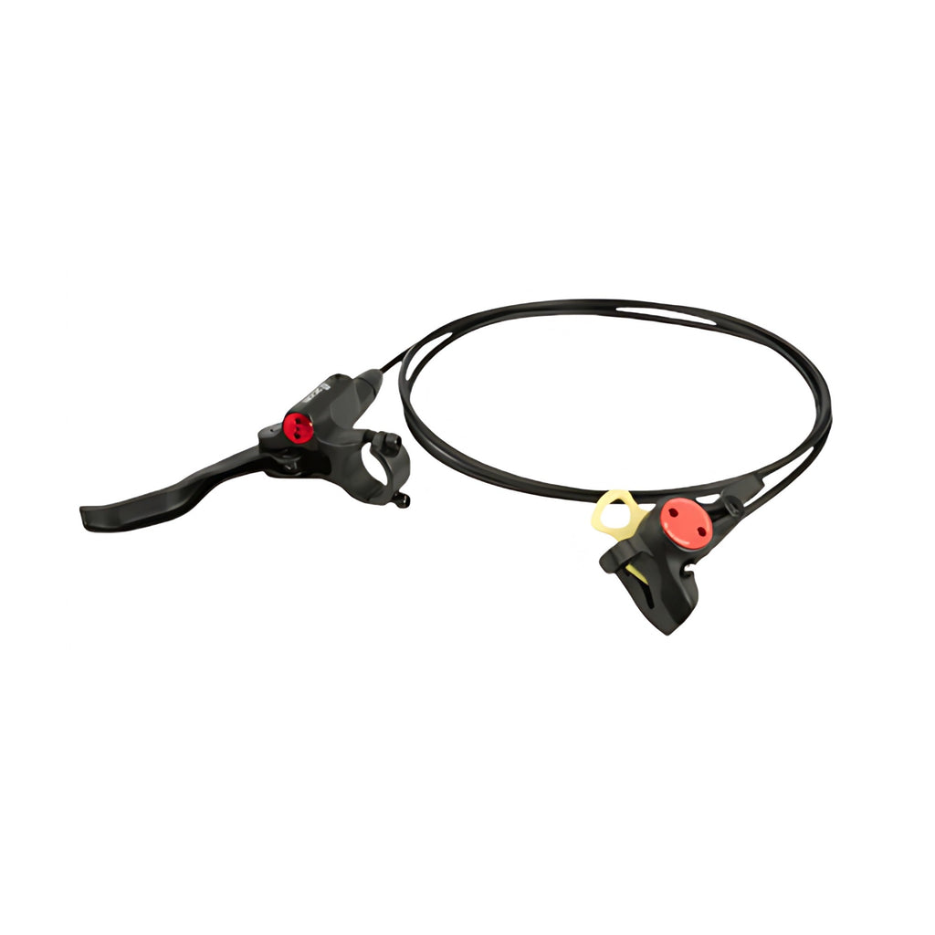 Zoom hydraulische rem compleet – links of rechts, gevuld, zwart/rood