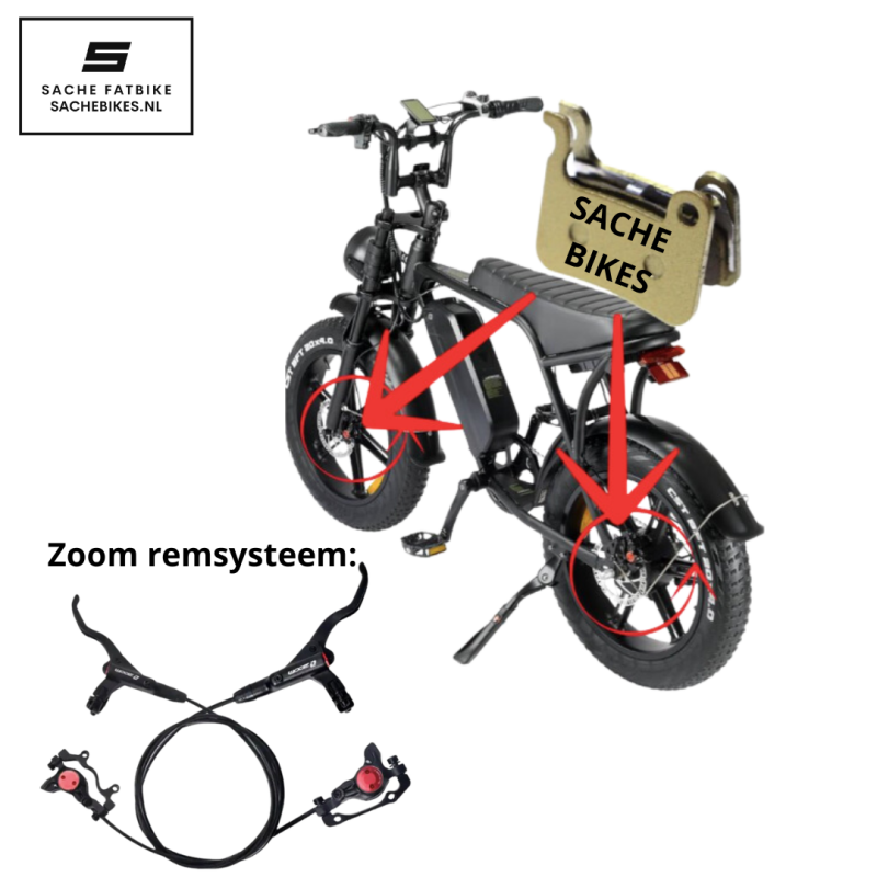 Zoom/iZoom gesinterde remblokken – fatbike